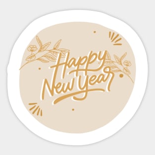 Happy New Year Sticker